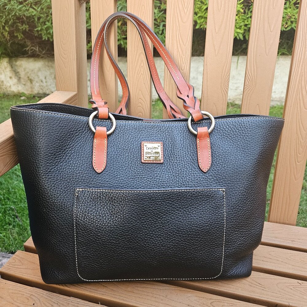 DOONEY & BOURKE Pebble Leather Grain Tammy Tote EUC